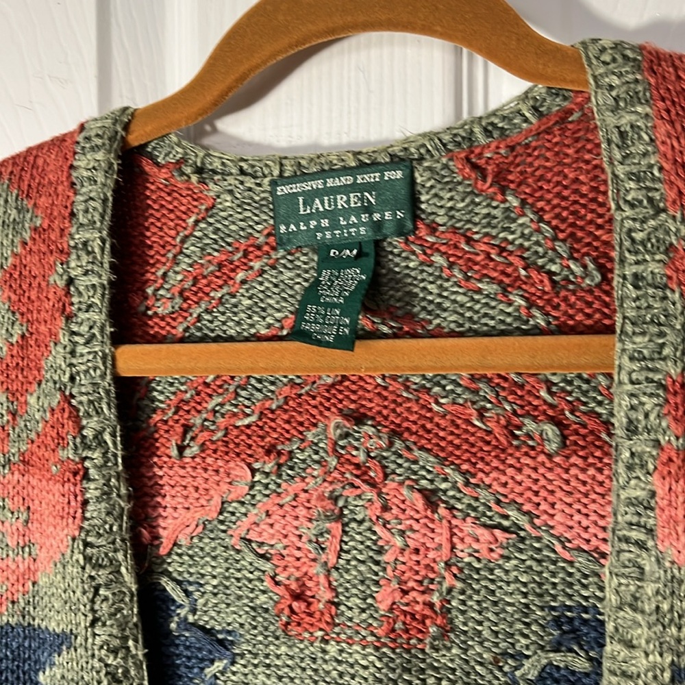 Lauren Ralph Lauren Aztec Cardigan - Picture 4 of 16